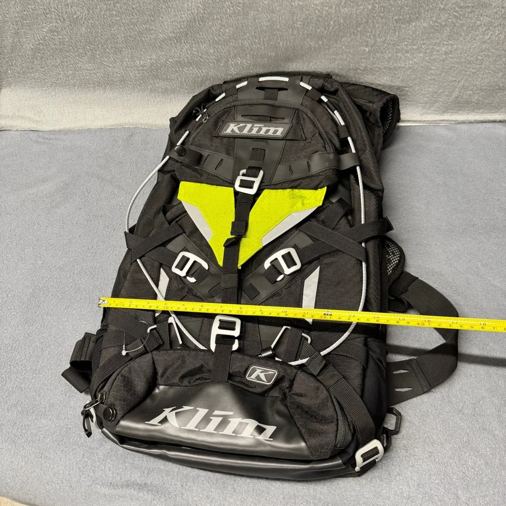 Klim Backpack Adult D30 Tek Tech Pak Black Moto Armored Lockable CLEAN